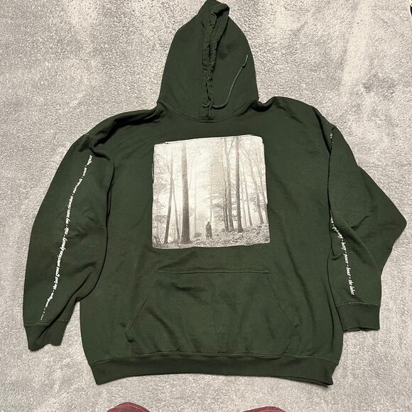 Taylor Swift Official Merch In the Trees Hoodie XXL Folklore Era Swifty Green - Picture 1 of 8